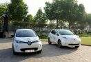 Renault Zoe e o Nissan Leaf