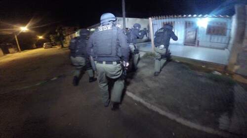 Foram cumpridos 107 mandados de prisão temporária e 86 de busca e apreensão (Foto: Divulgação/Polícia Civil)