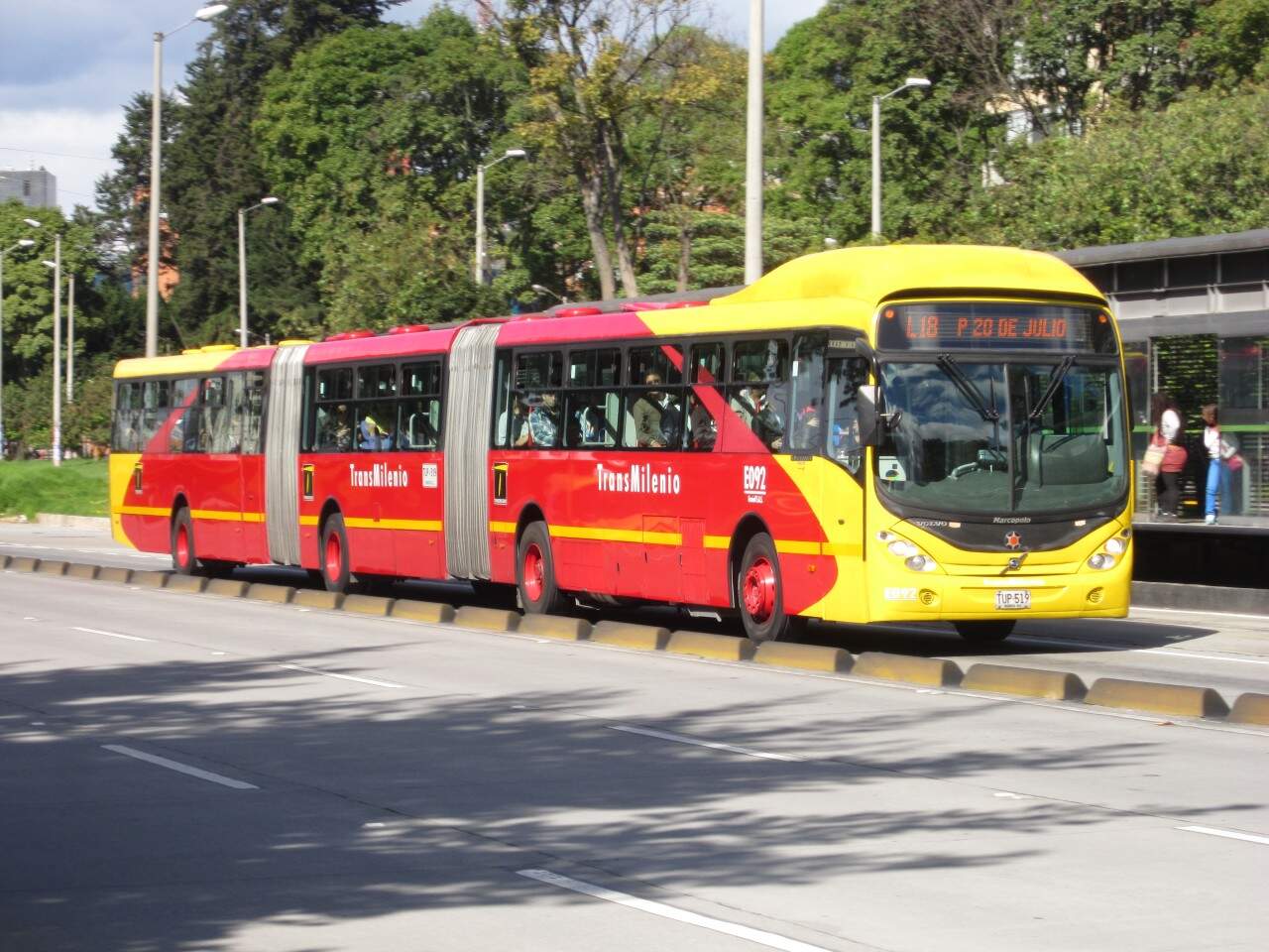 Ônibus Volvo em Bogotá