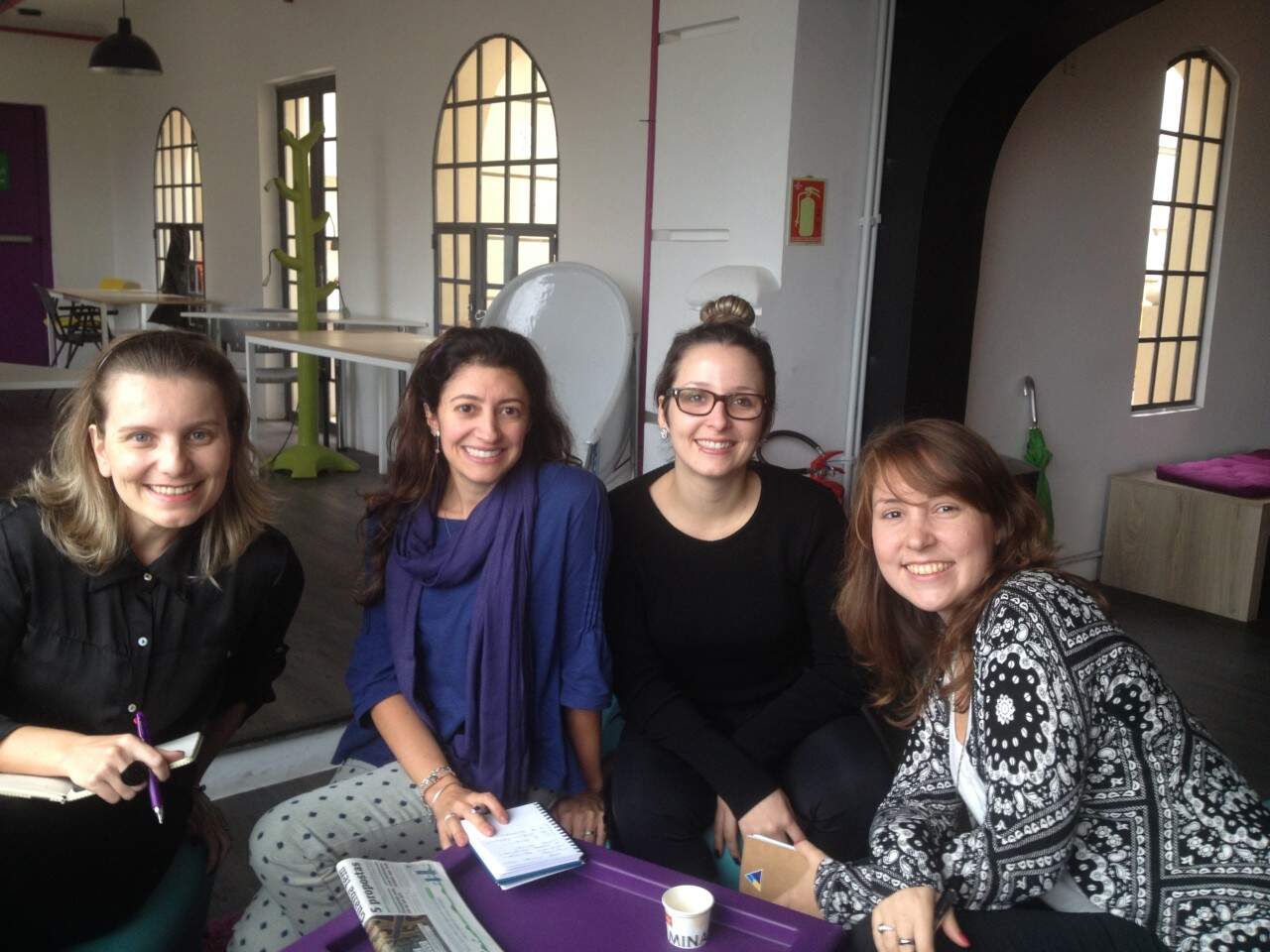 Patrícia Chiela, Renatha Morés, Melise Flores e Luana Fuentefria.