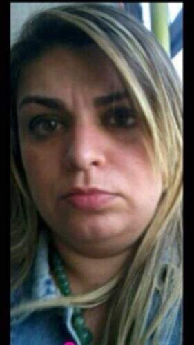 Em 2013, Juliana Oliveira tirou uma foto de seu rosto. "Comecei a chorar", revelou. Foto: Reprodução