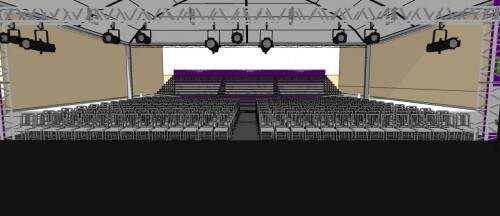 Projeto do Teatro Carlos urbim. 