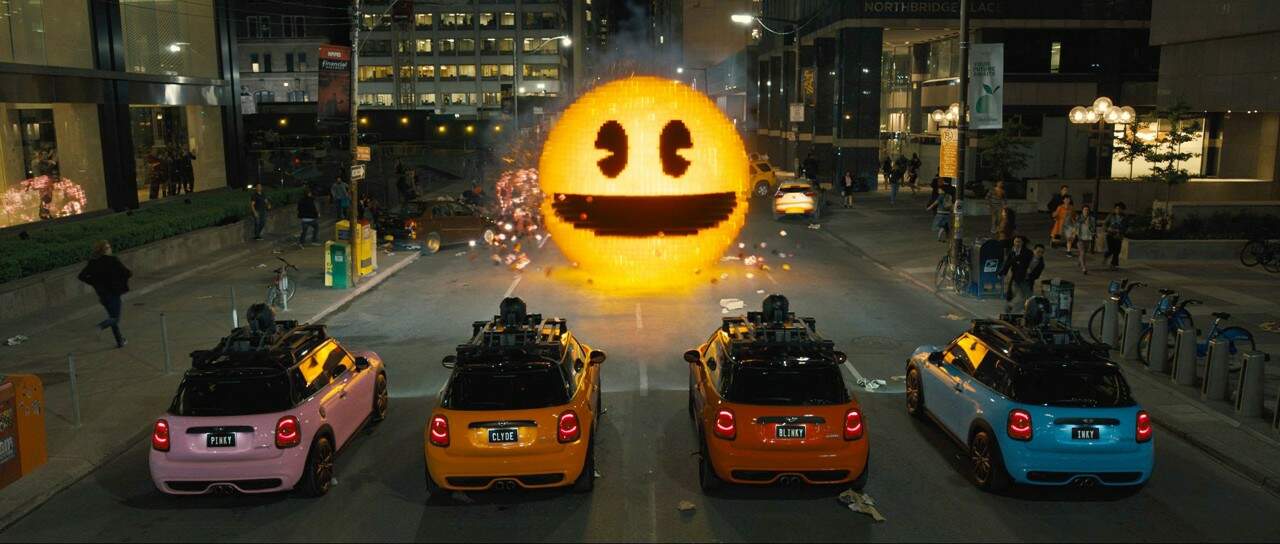 Mini Cooper S em Pixels - O Filme (2015)
