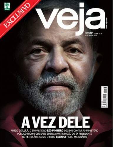 Os repórteres Adriano Ceolin e Robson Bonin são autores da matéria de capa da edição de Veja que foi às bancas no dia 24 de julho. (Foto: Reprodução)