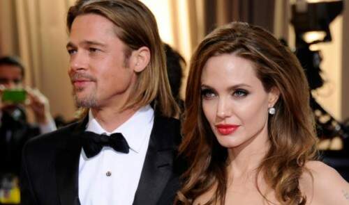 Brad Pitt e Angelina Jolie. (Foto: Reprodução)