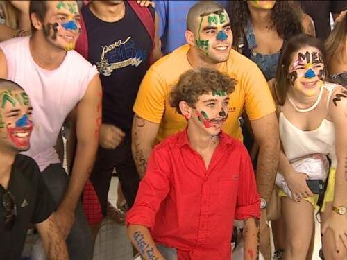 Momento de comemoração durante aprovação para medicina na UFS. (Foto: Reprodução)