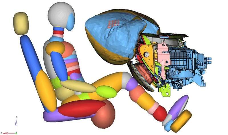 2015 Ford Mustang Active Glovebox Knee Airbag