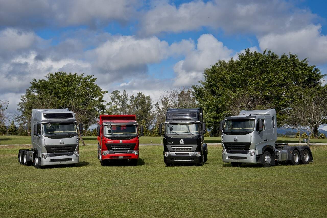 Linha de caminhões Sinotruk