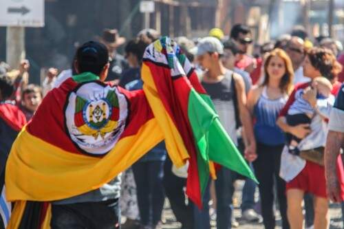 Público escolheu o Acampamento Farroupilha 2015 para curtir o feriado.  (Foto: Jackson Ciceri/ O Sul) 