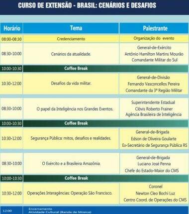 CPOR/PA promove curso de extensão "Brasil: Cenários e Desafios"