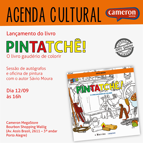 Pintachê na Livraria Cameron