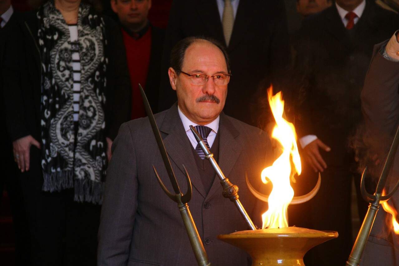 Acendimento da chama crioula no Palácio Piratini 2015