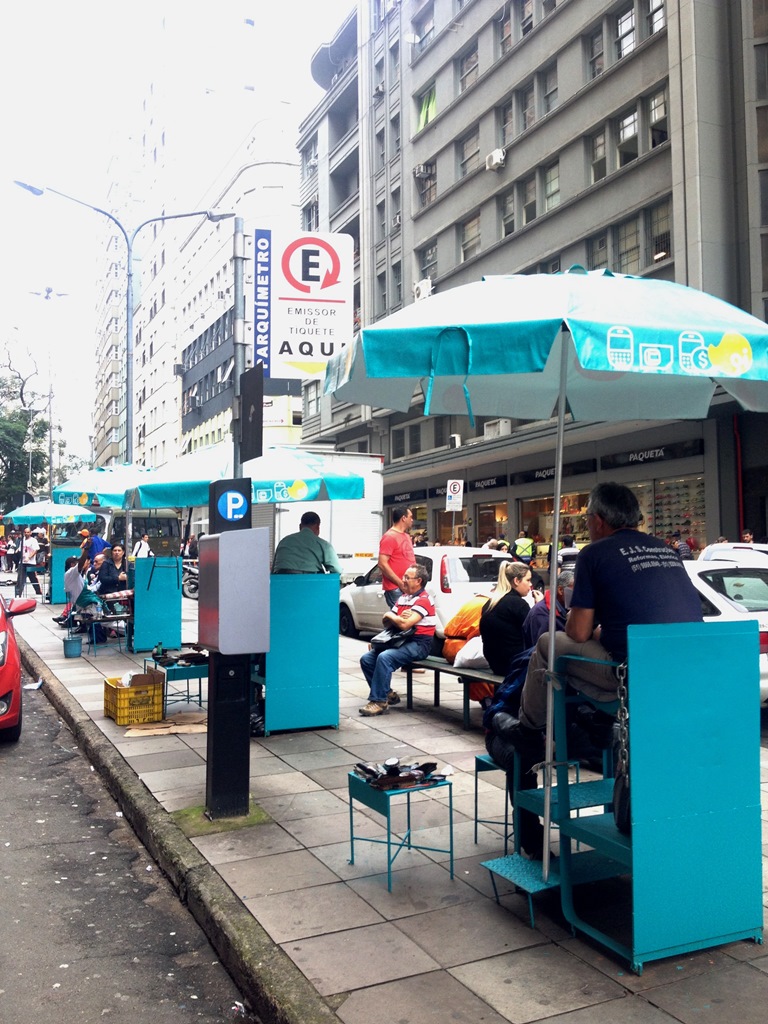 Oi no centro de Porto Alegre
