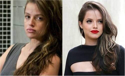 Agatha Moreira, a Giovanna de Verdades Secretas, recorreu a técnica do baby hair para deixar fio pintado com cara de natural (Foto: Reprodução)