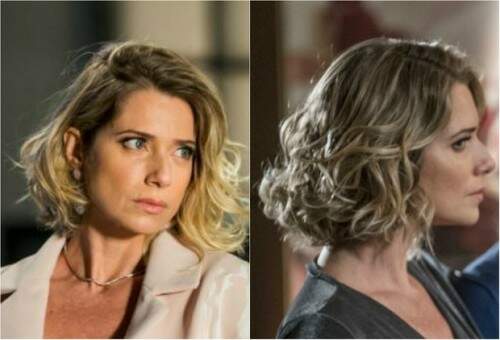 No topo da lista: cabelos loiros e curtos de Letícia Spiller, que vive a vilã Soraya na novela “I love Paraisópolis”, é o mais procurado do CAT (Foto: Reprodução)