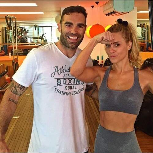 Carolina Dieckmann  e  Chico Salgado. (Foto: Reprodução) 