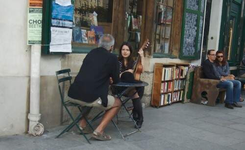 A boemia intelectual, frequentadora assídua da livraria. (Foto: divulgação) 