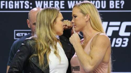 Holly relatou que teve crises de choro e desespero pela tensão antes da luta. (Foto: Reprodução)
