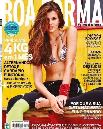 A bela é a capa e o "recheio" desta edição da revista. (Foto: Reprodução)