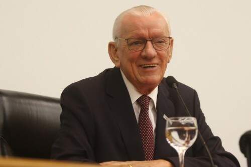 Müller destacou a importância do empreendedorismo em situações de crise, e falou em esperança. Foto: Lucas Uebel/O Sul