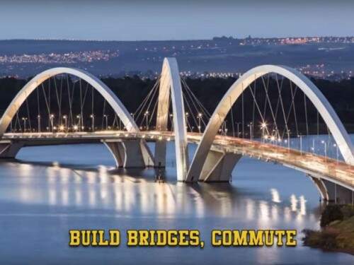 Ponte do Distrito Federal aparece em referência a estudos de engenharia. (Foto: Reprodução)