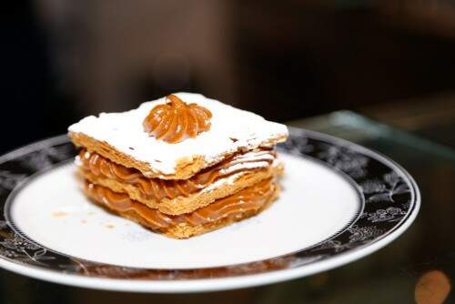 Os folhados com doce de leite completaram o cardápio da tarde. (foto: Lenara Petenuzzo/especial)