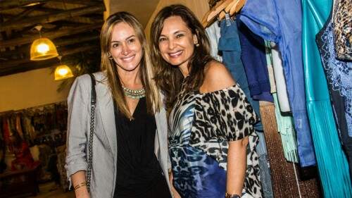 Fernanda Baggio e Diane Marinho participaram do encontro fashion em Atlântida. (Foto: Jackson Ciceri/o Sul) 