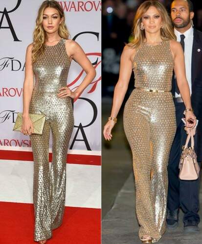 Gigi Hadid e Jennifer Lopez. (Foto: Reprodução)