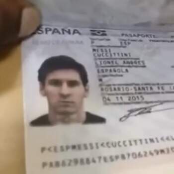 Policial já admitiu que errou ao publicar informações do passaporte de Messi nas redes sociais. (Crédito: Reprodução)