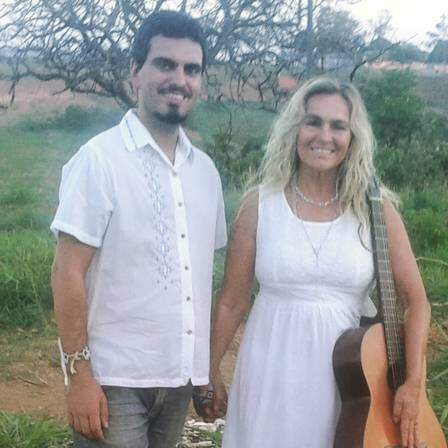 Rian Brito com a mãe, Brita Brasil.