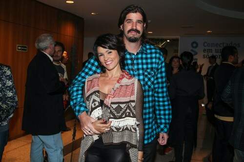 Suzana Alves e o marido, o tenista Flávio Saretta. (foto: reprodução)