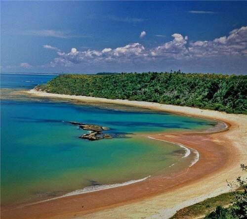 A paisagem paradisíaca da cidade baiana que recebe o festival. (Foto:  reprodução)