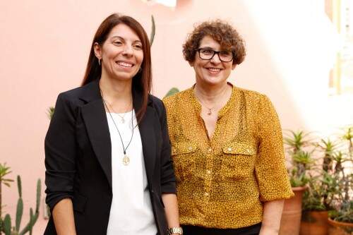 Lideranças femininas: Denise Marques e Jussara Kalil Pires acompanharam o brunch de lançamento. (Foto: Lenara Petenuzzo/especial)