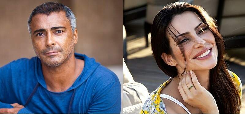 Fotomontagem de Cleo Pires e Romário