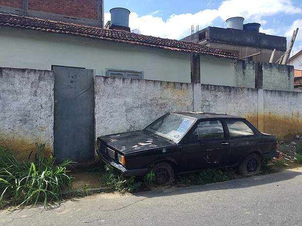 Fachada da casa onde a argentina Blanca Isabel Figueroa era mantida em cárcere privado pelo marido