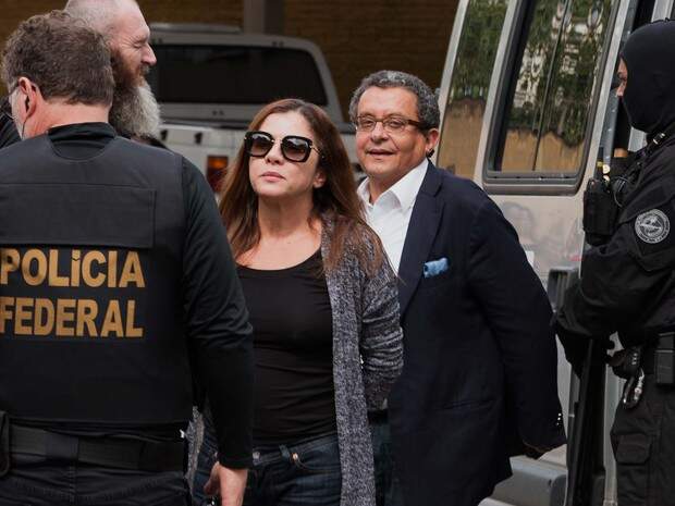 João Santana e sua mulher e sócia, Monica Moura.