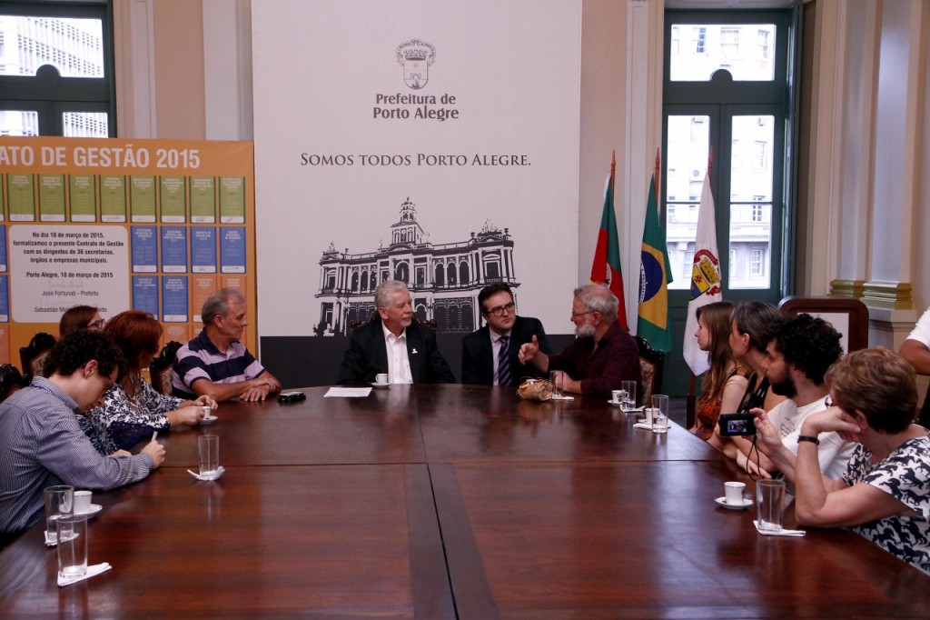 Prefeito José Fortunati recebe visita de comitiva de Sonderborg, cidade da Dinamarca