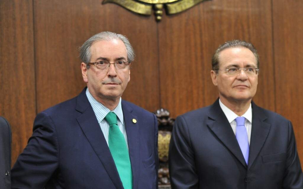 Eduardo Cunha e Renan Calheiros