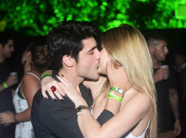Guilherme e a namorada. (Foto: Reprodução)