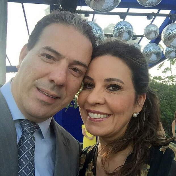 Deputada Raquel Muniz com o marido, Ruy Muniz