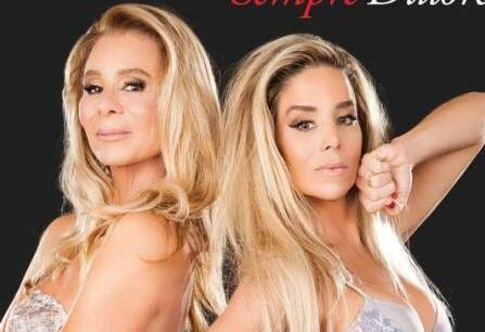 Danielle Winits e a mãe, Nadja