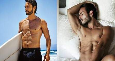 Ator brasileiro e o sósia espanhol. (Foto: reprodução)