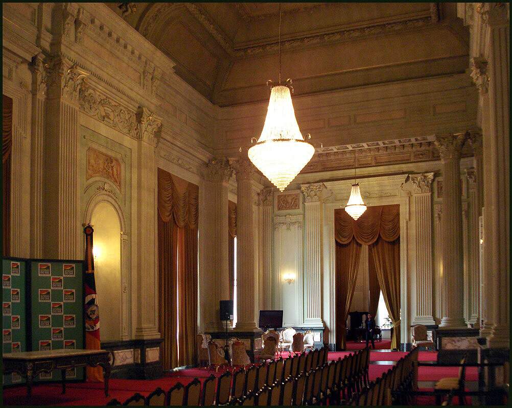 O interior do Palácio, palco da história gaúcha. (Foto: Ricardo André Frantz/reprodução)