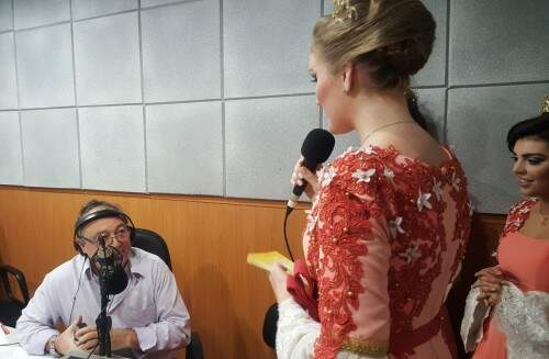 As soberanas também estiveram na Rádio Caiçara, recepcionadas pelo comunicador Sérgio Zambiasi.