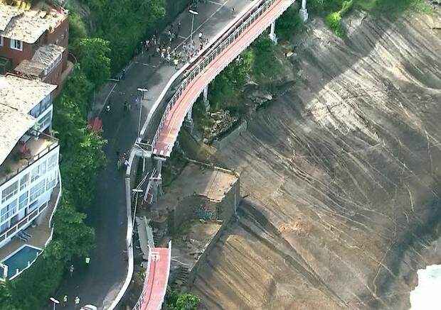ciclovia que caiu no Rio