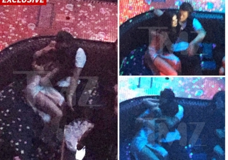 Orlando Bloom e Selena Gomez foram vistos aos beijos em uma boate. (Foto: Reprodução)