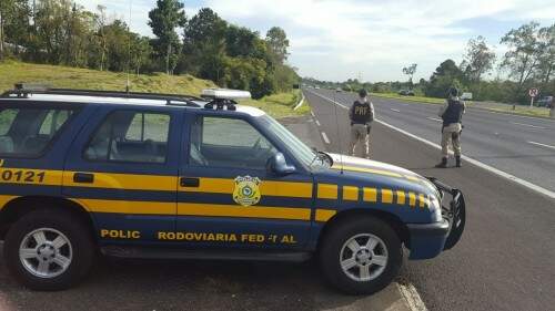 Fiscalização na Freeway. (Foto: PRF/Divulgação)