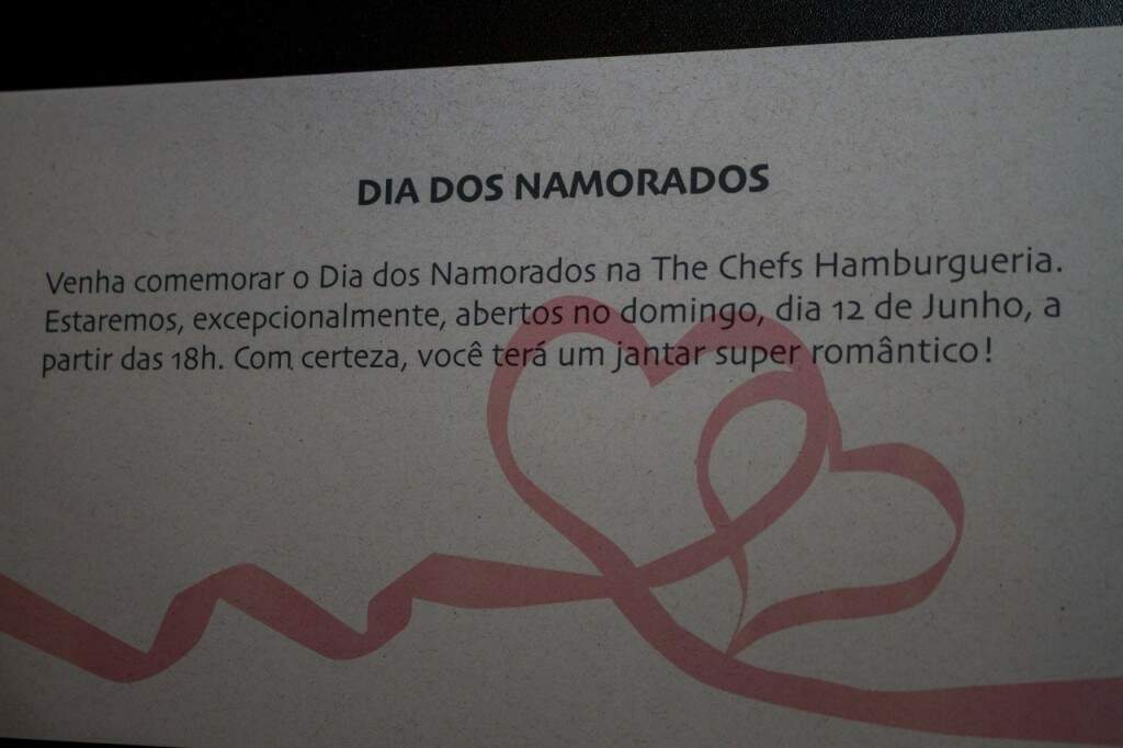 Neste final de semana, o espaço deixou um aviso de que funcionará excepcionalmente para atender os casais apaixonados. (Foto: Pedro Antonio Heinrich/especial)