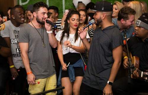 Anitta e Neymar também se encontraram na boate Vitrinni Lounge. (Crédito: Reprodução)