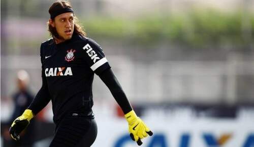 Cássio do Corinthians. (Foto: Reprodução)